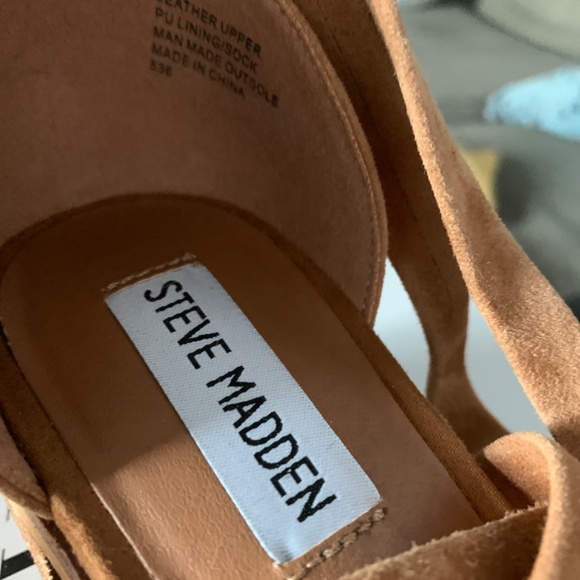 Cognac suede rizzaa sandal - Picture 4 of 4